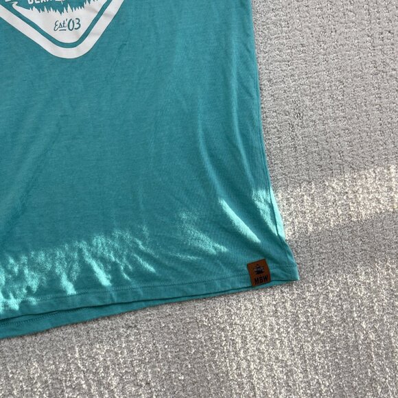 Muskoka Bear Wear Women’s XS Sleeveless Tank Top Blue Cottage Core Canada Made - Picture 5 of 11